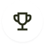 Trophy Icon Circle